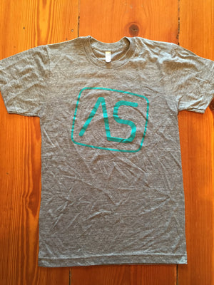 Grey Aaron Shust Logo T Shirt